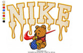 Nike Winnie the Pooh Embroidery Design – 4 Sizes - FineryEmbroidery